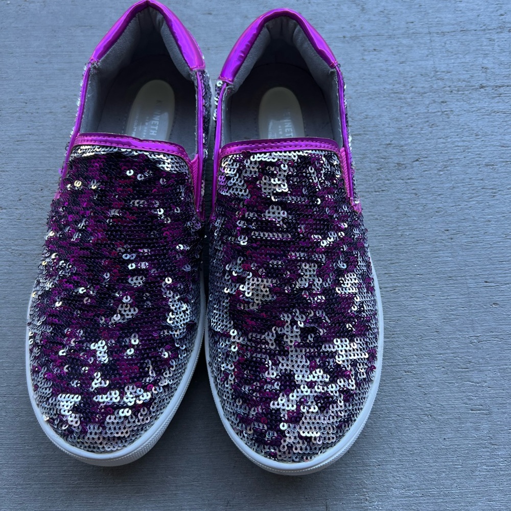 Kenneth Cole New York girls sparkle shoes size 3